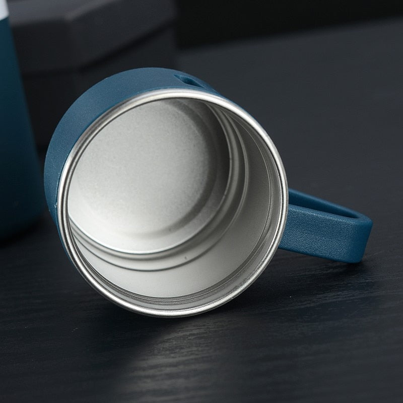 Thermowise - Isolierte Thermosflasche aus Edelstahl mit Becher