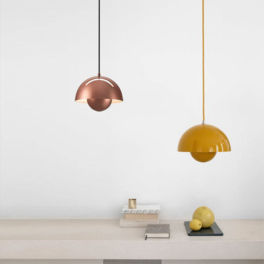 Colorful Half-Circle Chandelier Light – Modern Scandinavian Design for Dining Room, LED Ambient Lighting, Versatile Home Decor 10