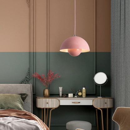 Colorful Half-Circle Chandelier Light – Modern Scandinavian Design for Dining Room, LED Ambient Lighting, Versatile Home Decor 20