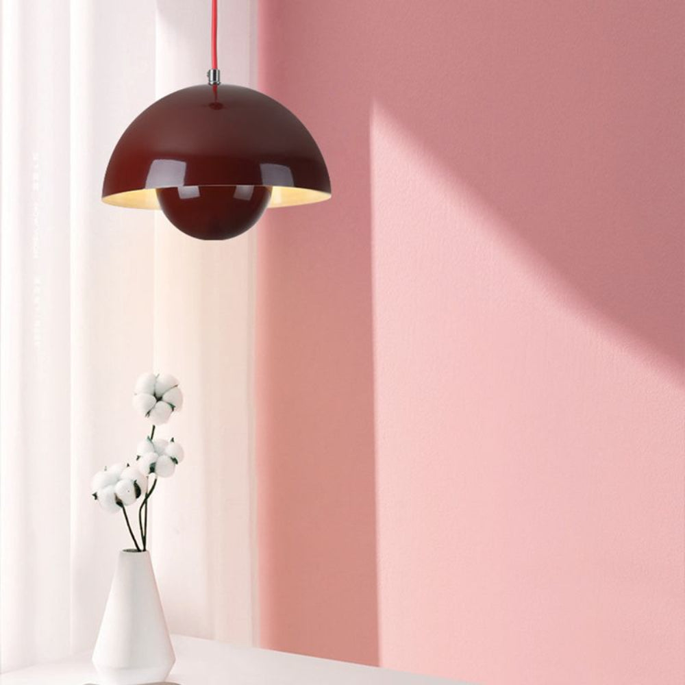 Colorful Half-Circle Chandelier Light – Modern Scandinavian Design for Dining Room, LED Ambient Lighting, Versatile Home Decor 15