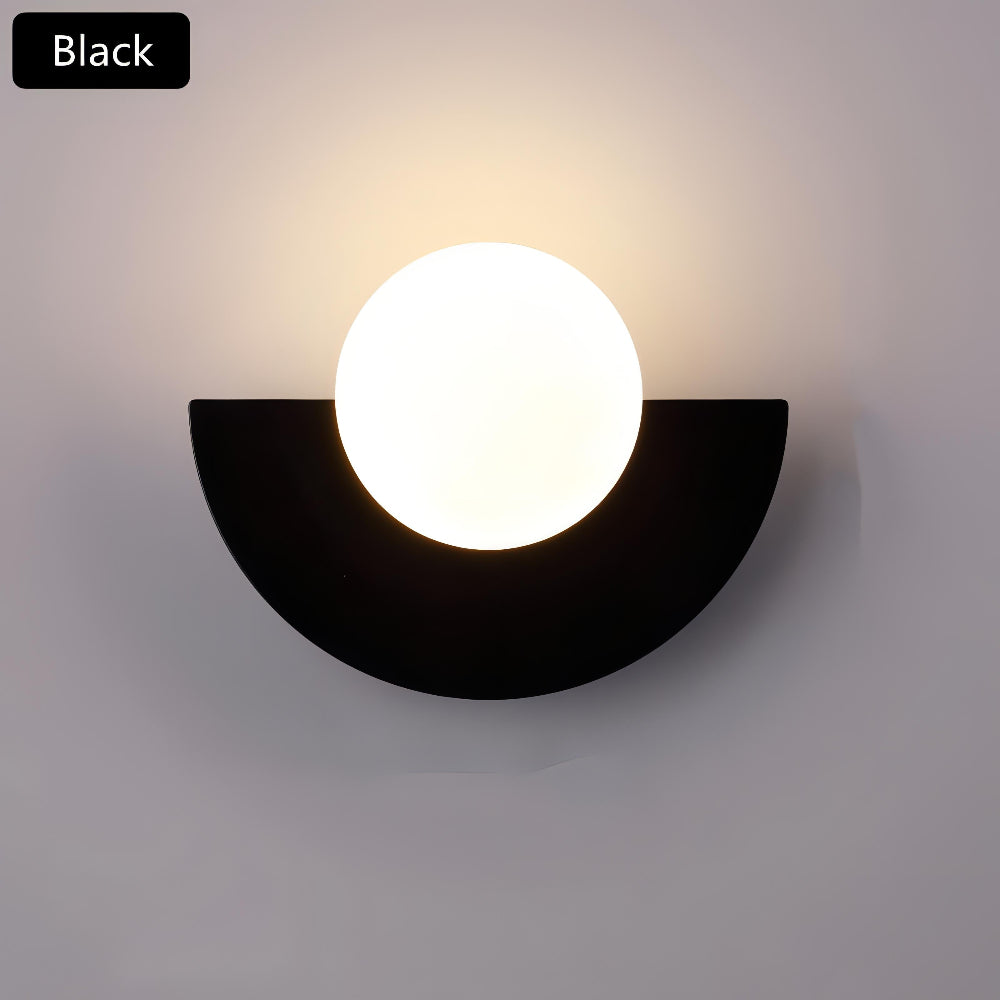 Nordic Half-Moon Wall Light – Minimalist LED Sconce for Modern Interiors, Warm White Ambient Lighting, Easy Wall Mount 11