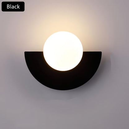Nordic Half-Moon Wall Light – Minimalist LED Sconce for Modern Interiors, Warm White Ambient Lighting, Easy Wall Mount 11