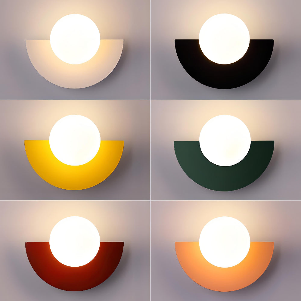 Nordic Half-Moon Wall Light – Minimalist LED Sconce for Modern Interiors, Warm White Ambient Lighting, Easy Wall Mount 4