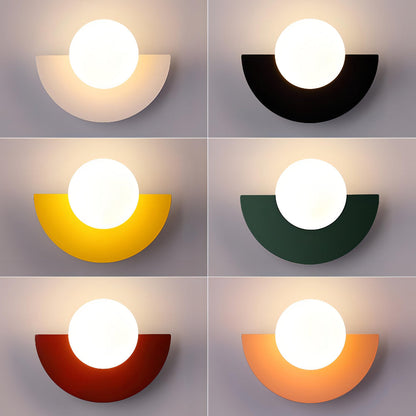 Nordic Half-Moon Wall Light – Minimalist LED Sconce for Modern Interiors, Warm White Ambient Lighting, Easy Wall Mount 4