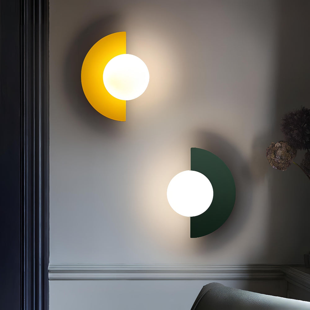 Nordic Half-Moon Wall Light – Minimalist LED Sconce for Modern Interiors, Warm White Ambient Lighting, Easy Wall Mount 5