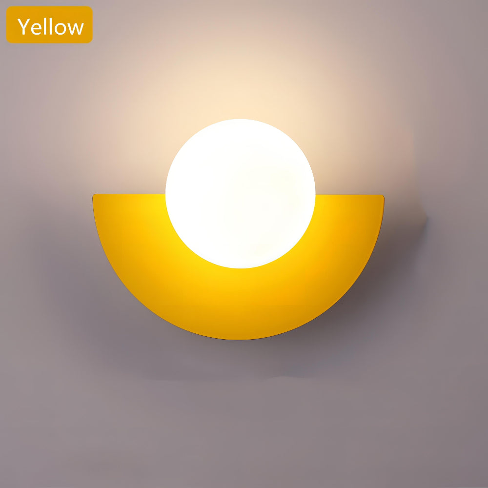 Nordic Half-Moon Wall Light – Minimalist LED Sconce for Modern Interiors, Warm White Ambient Lighting, Easy Wall Mount 6