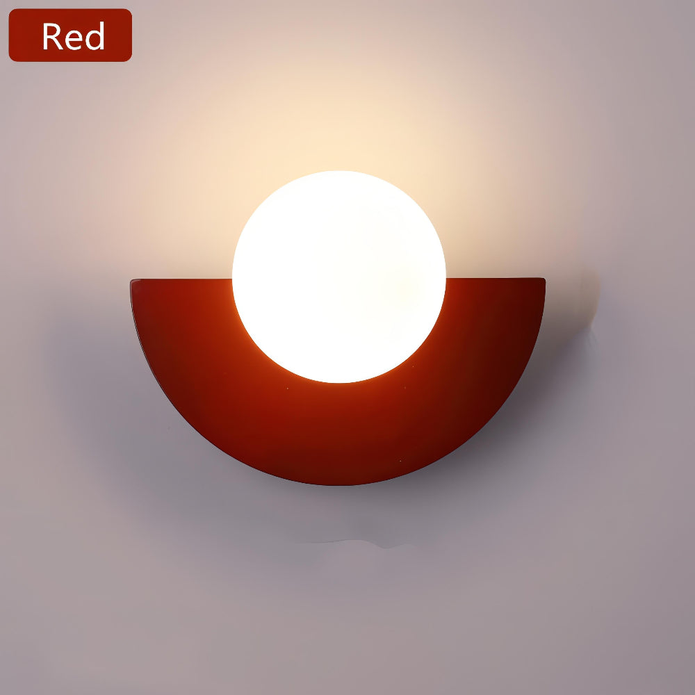 Nordic Half-Moon Wall Light – Minimalist LED Sconce for Modern Interiors, Warm White Ambient Lighting, Easy Wall Mount 7