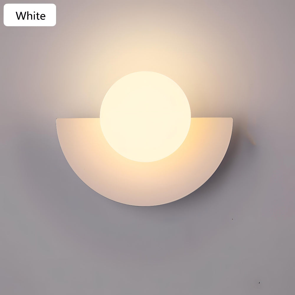 Nordic Half-Moon Wall Light – Minimalist LED Sconce for Modern Interiors, Warm White Ambient Lighting, Easy Wall Mount 8