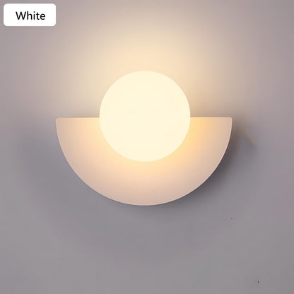Nordic Half-Moon Wall Light – Minimalist LED Sconce for Modern Interiors, Warm White Ambient Lighting, Easy Wall Mount 8