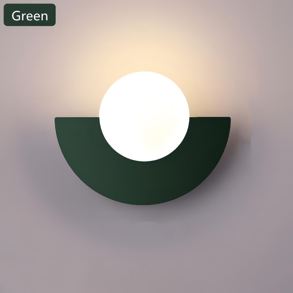 Nordic Half-Moon Wall Light – Minimalist LED Sconce for Modern Interiors, Warm White Ambient Lighting, Easy Wall Mount 9