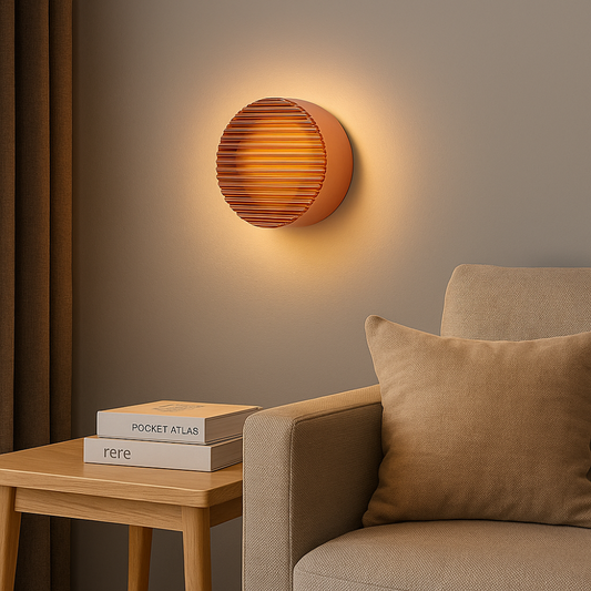 Modern Round LED Wall Light with 15W Built-in LED – Elegant Black Metal Design 1