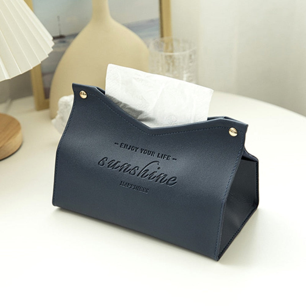 Designer Tissue Holder in Faux Leather – Stylish and Functional Tissue Box for Home or Office 14
