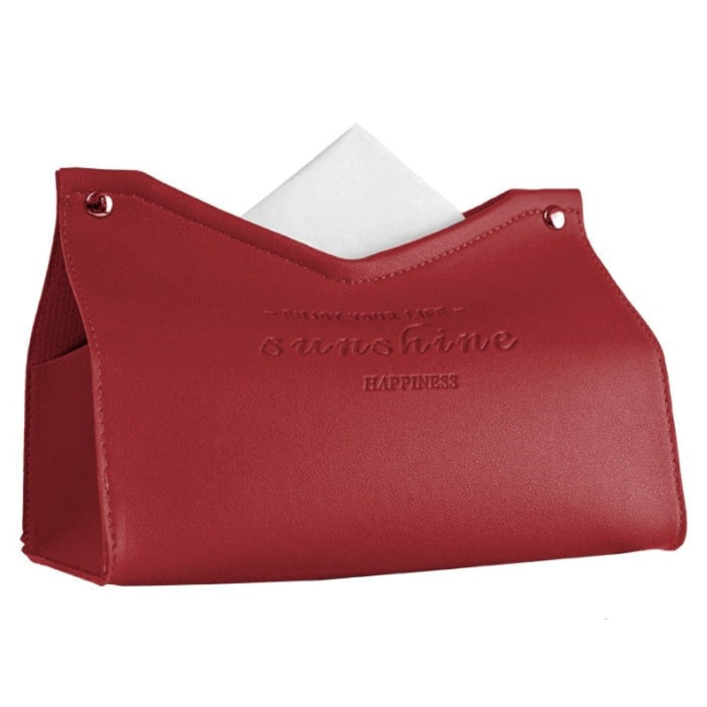 Designer Tissue Holder in Faux Leather – Stylish and Functional Tissue Box for Home or Office 4