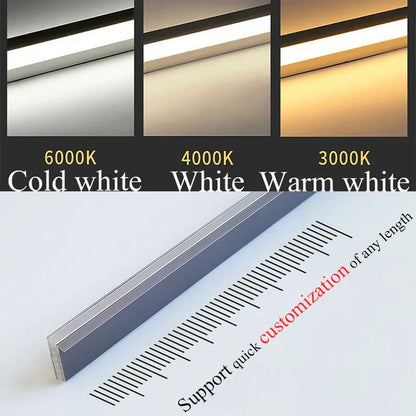Invisible LED Shelf Lighting – Slim 12V Warm White and Cool White Strip Light for Modern Interiors 1