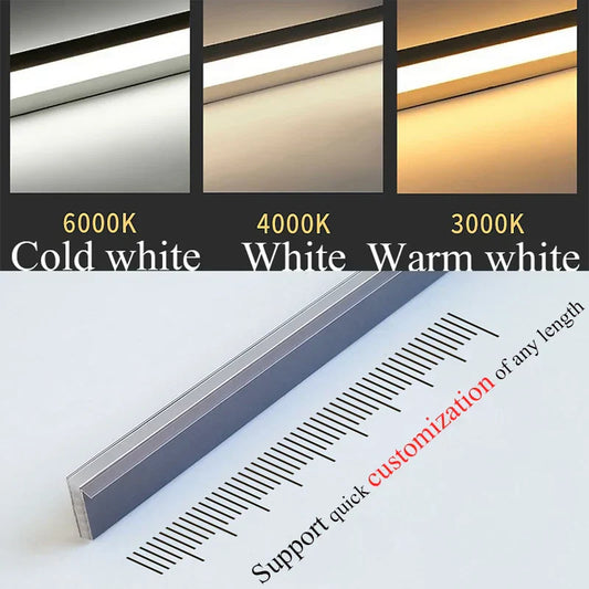 Invisible LED Shelf Lighting – Slim 12V Warm White and Cool White Strip Light for Modern Interiors 1