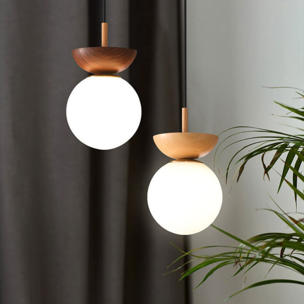 Japanese Style Flush Mount Ceiling Light Fixture with Soft Diffuser – Natural Wood Design for Indoor Use 14