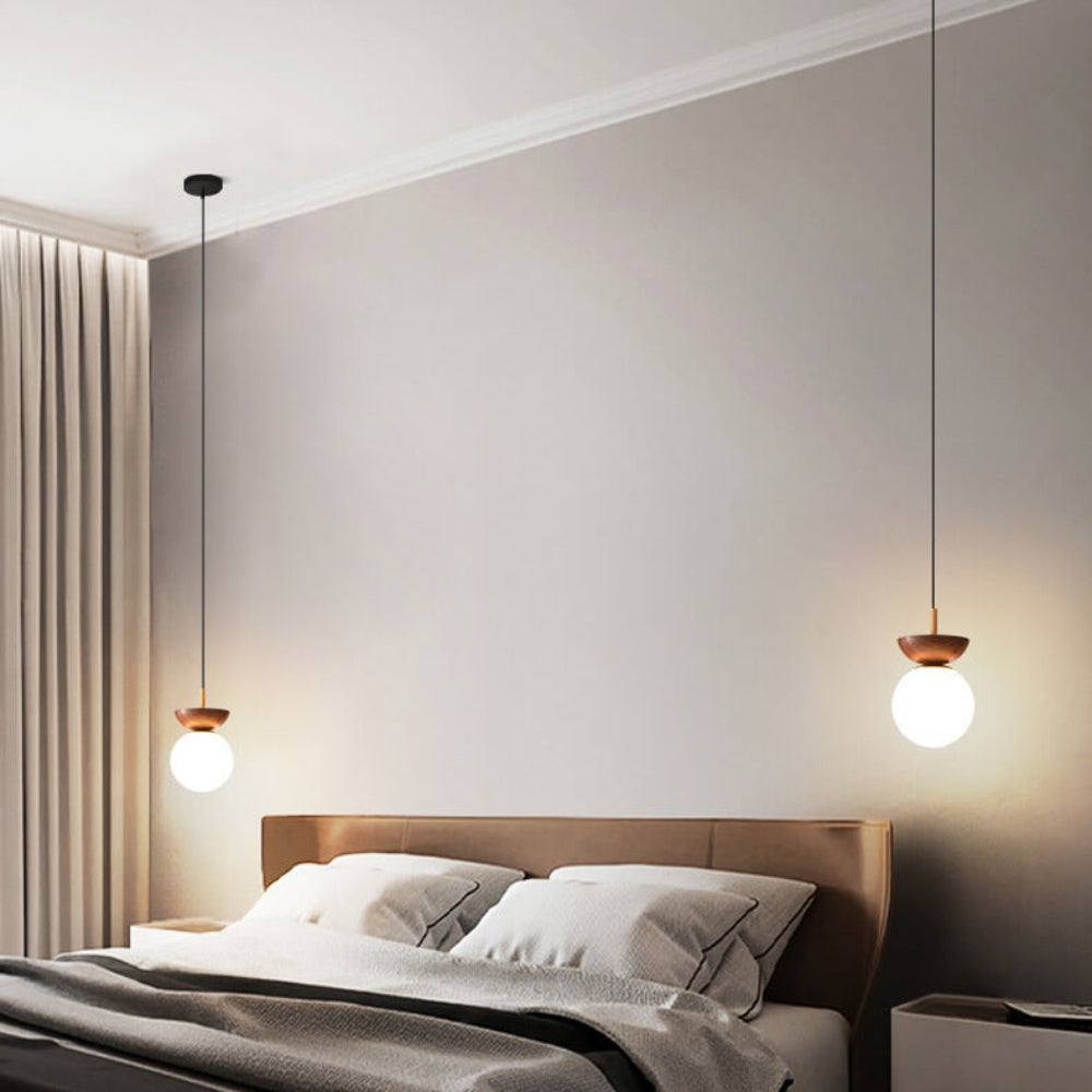 Japanese Style Flush Mount Ceiling Light Fixture with Soft Diffuser – Natural Wood Design for Indoor Use 19