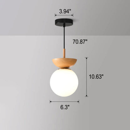 Japanese Style Flush Mount Ceiling Light Fixture with Soft Diffuser – Natural Wood Design for Indoor Use 7