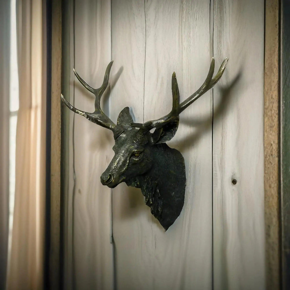 Handcrafted Deer Head Wall Decor – Modern Resin Art for Home Aesthetics 5