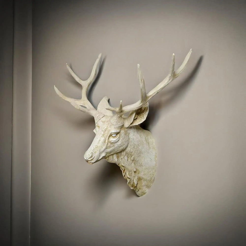 Handcrafted Deer Head Wall Decor – Modern Resin Art for Home Aesthetics 6