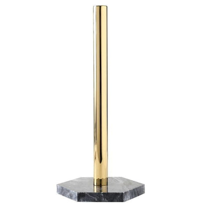 Elegant Metal and Marble Paper Towel Holder – Stylish Kitchen Accessory for Easy One-Handed Use 5