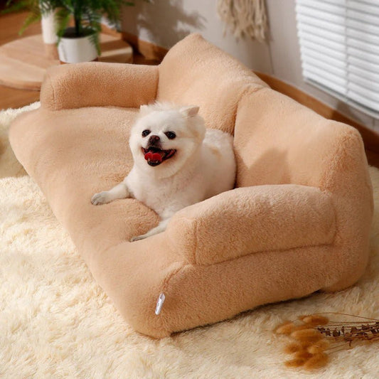 Orthopedic Pet Sofa with Removable Cover and Waterproof Base – Plush Comfort for Dogs and Cats 1