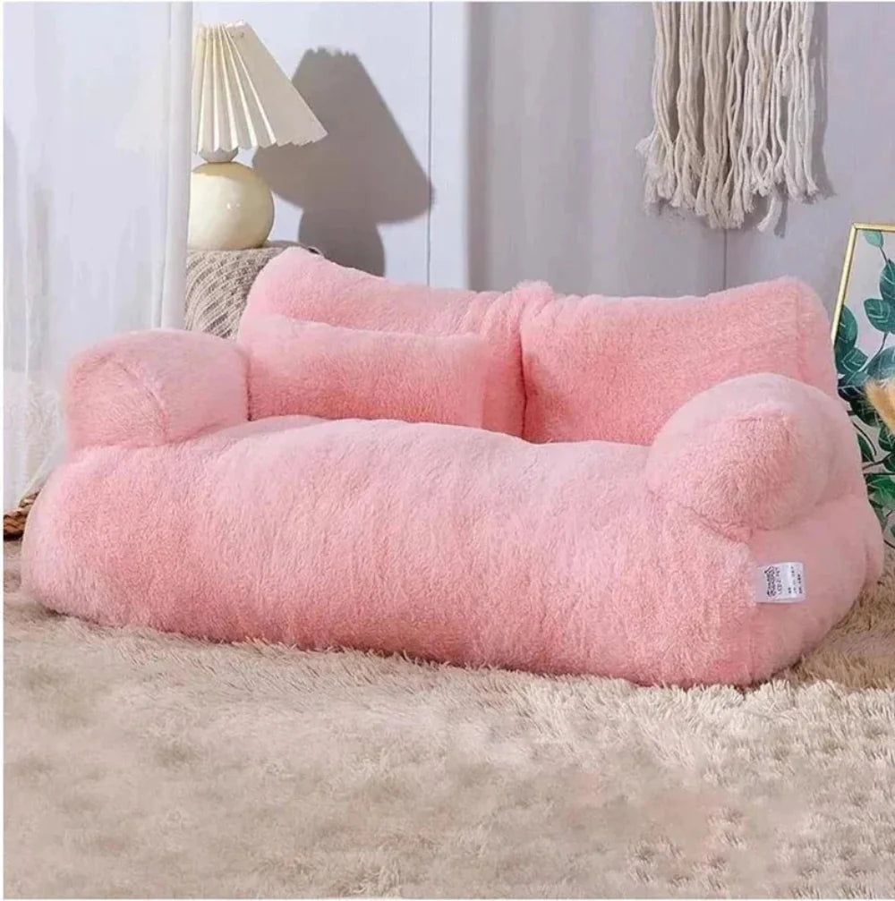 Orthopedic Pet Sofa with Removable Cover and Waterproof Base – Plush Comfort for Dogs and Cats 4