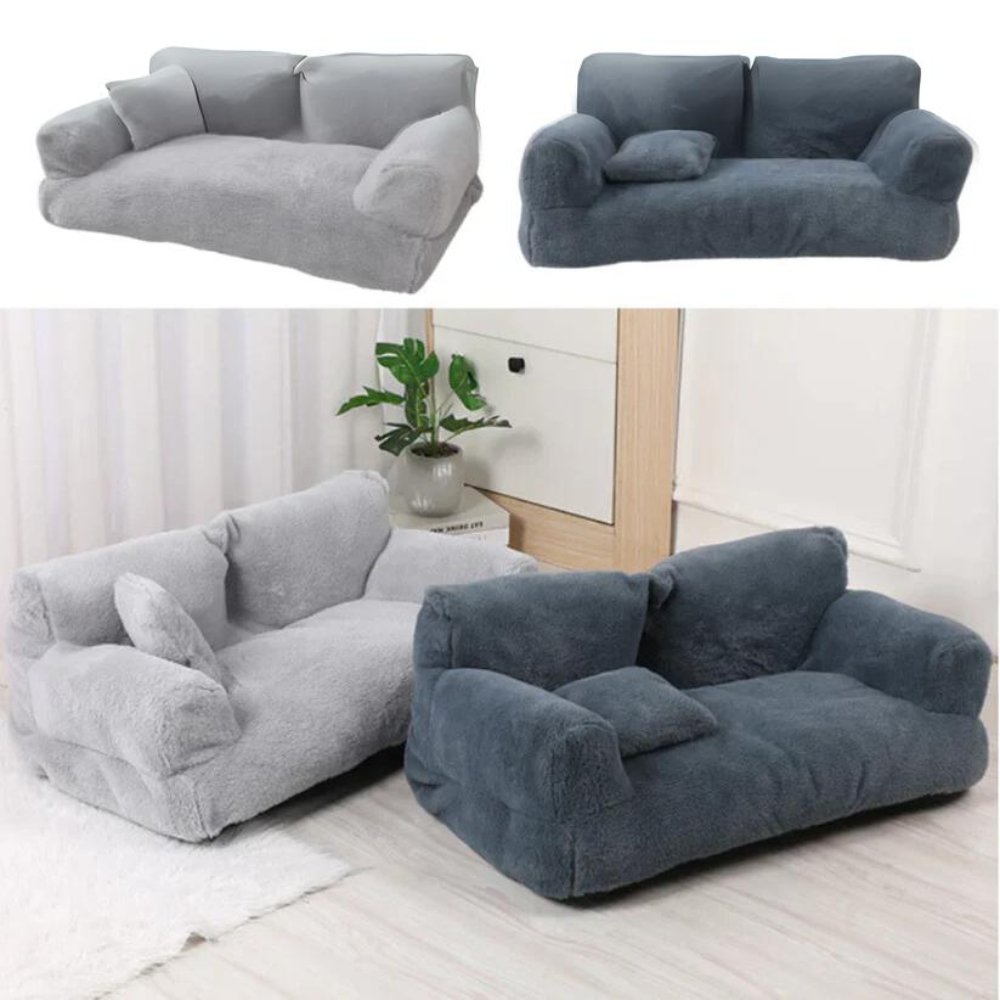 Orthopedic Pet Sofa with Removable Cover and Waterproof Base – Plush Comfort for Dogs and Cats 6