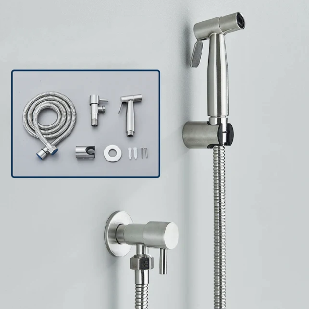 Hygienic Stainless Steel Bidet Sprayer for Clean Comfort – Easy Installation and Eco-Friendly Design 2