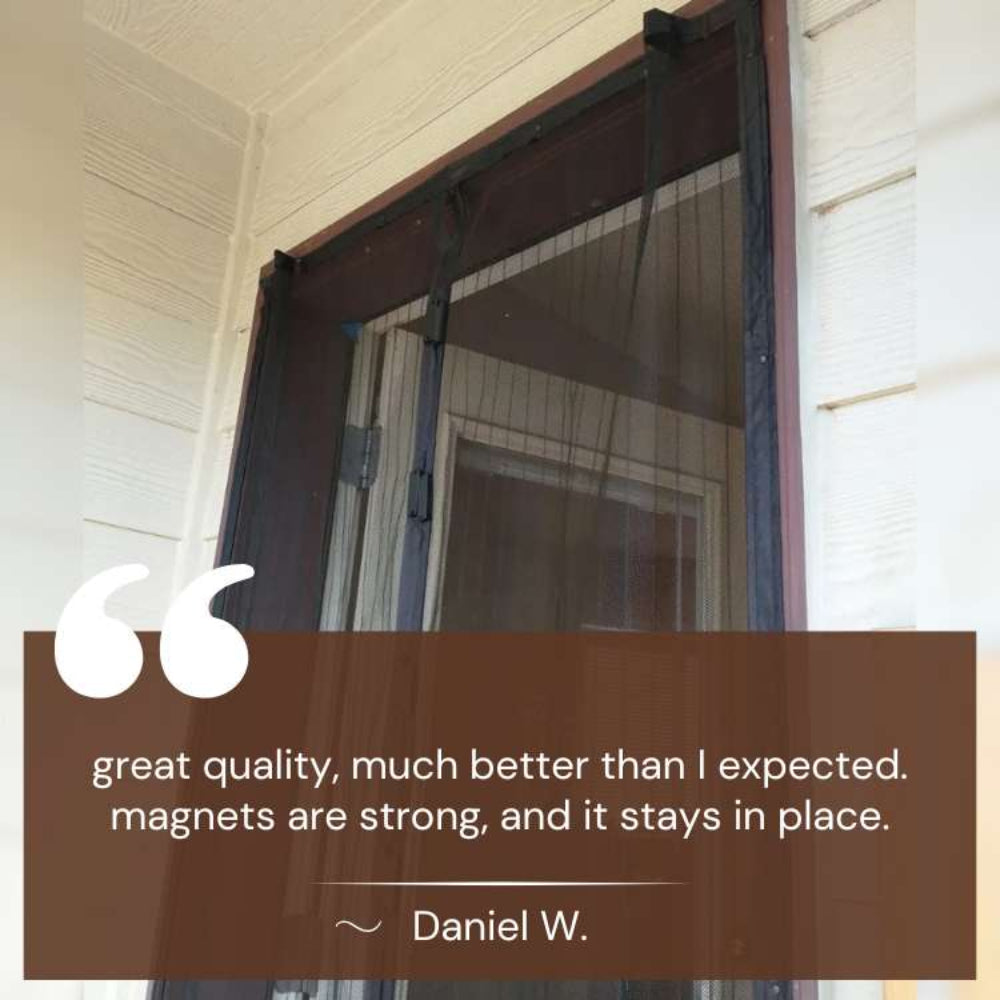 Magnetic Insect Screen for Doors – Durable Mesh Barrier with Automatic Closure 5