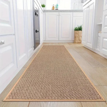 Natural Jute Bath Mat with Non-Slip Backing – Soft and Absorbent Indoor Bathroom Rug 2