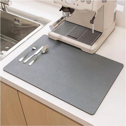 Schnelltrocknende Küchen-Abtropfmatte – Hochabsorbierend & Praktisch