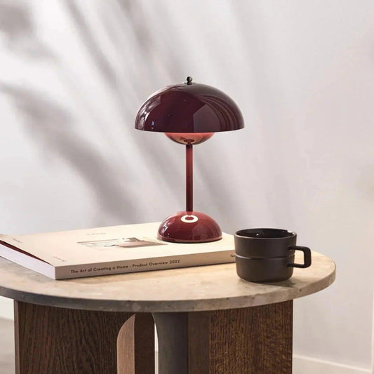 Cordless Mini Table Lamp – Rechargeable LED Bedside Lamp for Home and Outdoor Use, Portable Warm Light for Desk and Nightstand 1