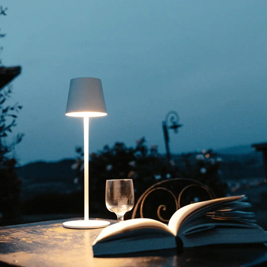 Wireless Table Lamp - Minimalist Portable LED Light with Touch Control and 12-Hour Battery Life 1