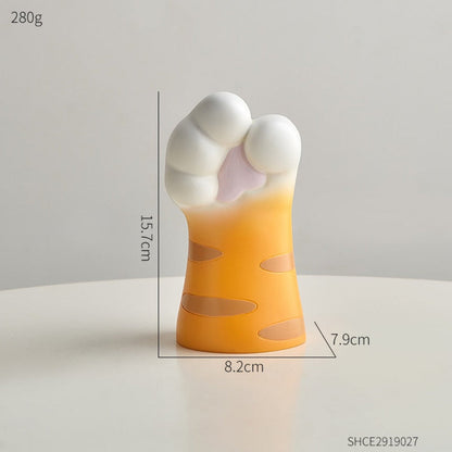 Modern Artistic Resin Claw Vase – Unique Home Decor for Fresh and Dried Flowers 10