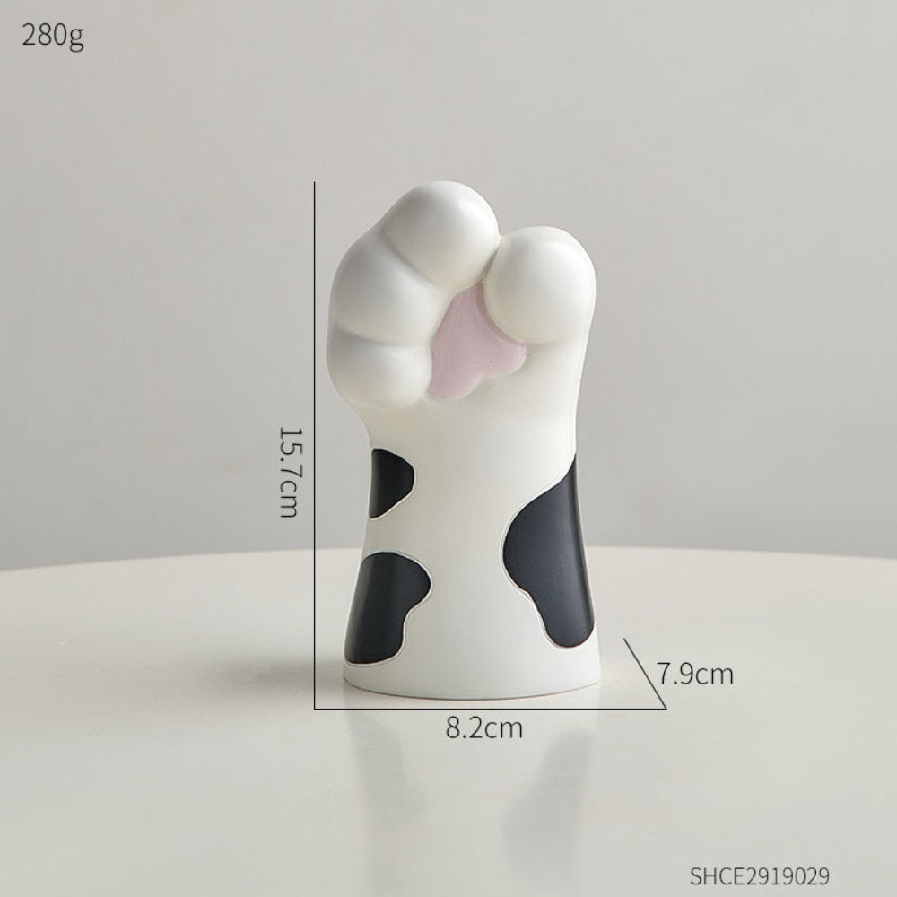 Modern Artistic Resin Claw Vase – Unique Home Decor for Fresh and Dried Flowers 9