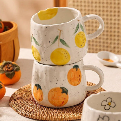 Durable Ceramic Kids Cup with Colorful Patterns – Child-Safe, 300ml Capacity, Dishwasher and Microwave Safe 3