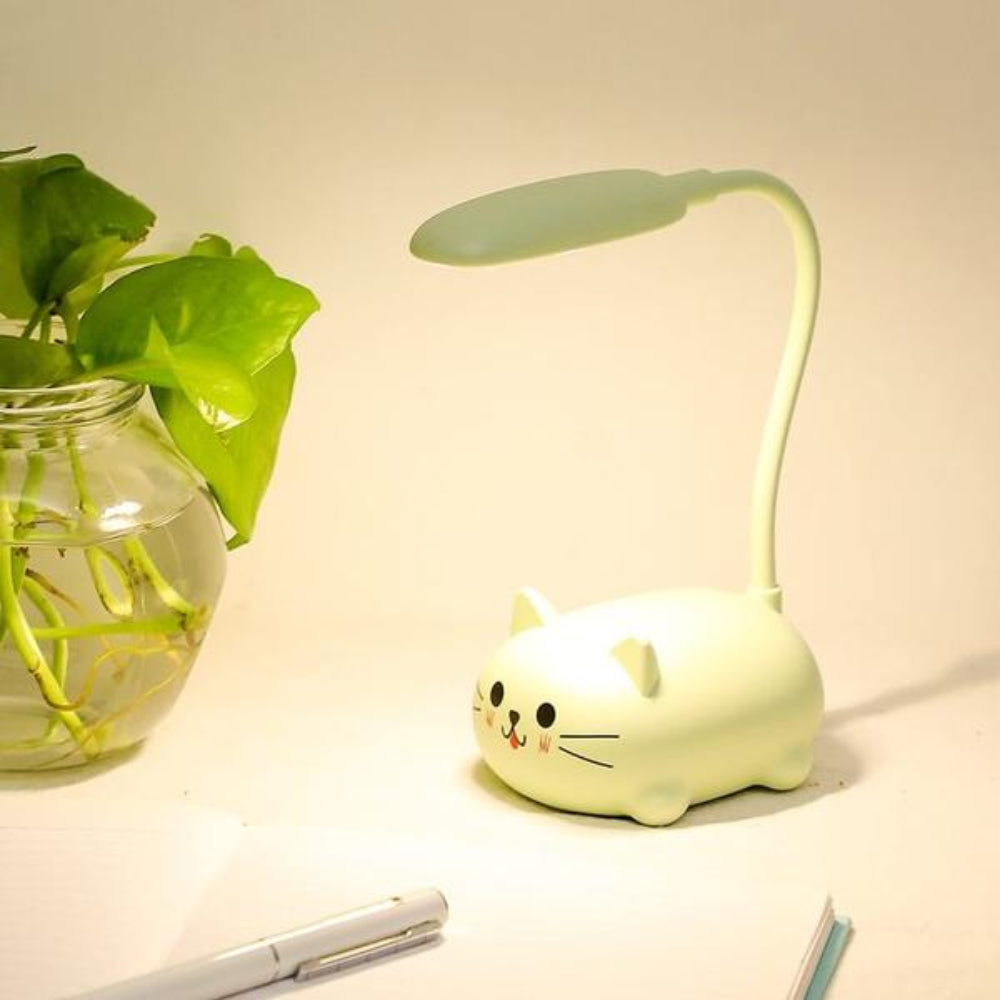Mini LED Desk Lamp with Cat Design – Compact and Functional Lighting for Home or Office 3