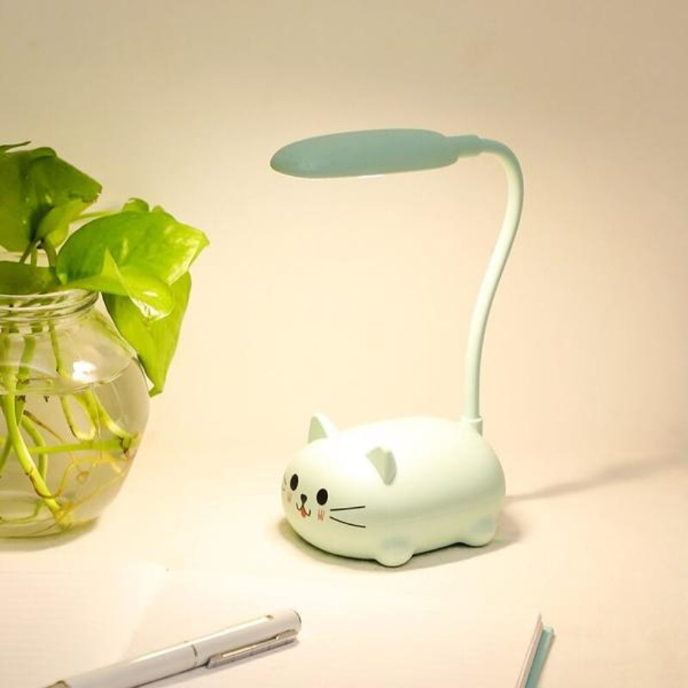 Mini LED Desk Lamp with Cat Design – Compact and Functional Lighting for Home or Office 4