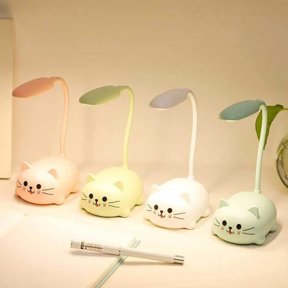 Mini LED Desk Lamp with Cat Design – Compact and Functional Lighting for Home or Office 9