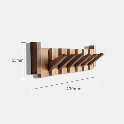 Wooden Coat Rack Inspired by Piano Keys – Elegant Wall Hooks for Stylish Storage 4
