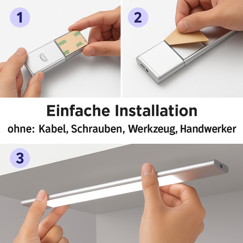 Outdoor Motion Sensor Light with USB Charging, Weatherproof, 3 Light Modes, Easy Installation - Ideal for Home Safety and Convenience 5