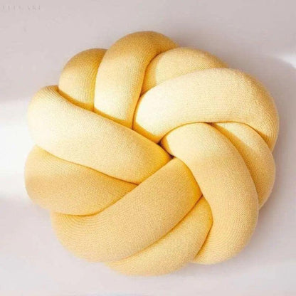Plush Cotton Knot Pillow – Unique Decorative Cushion for Home Décor 8