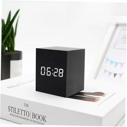 Compact Mini LED Digital Alarm Clock with Adjustable Brightness and Night Mode 1