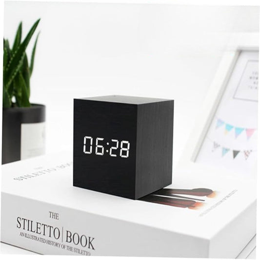 Compact Mini LED Digital Alarm Clock with Adjustable Brightness and Night Mode 1