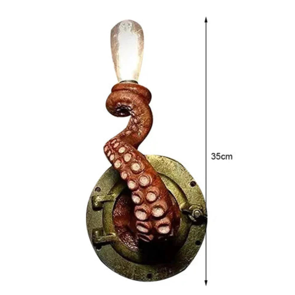 Sculptural Octopus Wall Light – Unique Resin Tentacle Design for Dramatic Ambient Lighting, Perfect Wall Sconce for Ecclectic Interiors 4
