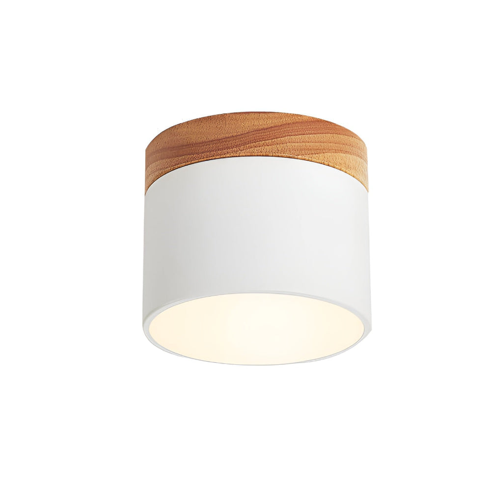 Zeitgenössische Flush Mount LED-Deckenleuchte - Sanfte Beleuchtung mit nordischem Design