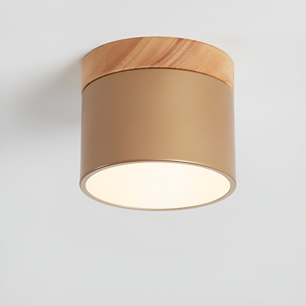 Zeitgenössische Flush Mount LED-Deckenleuchte - Sanfte Beleuchtung mit nordischem Design