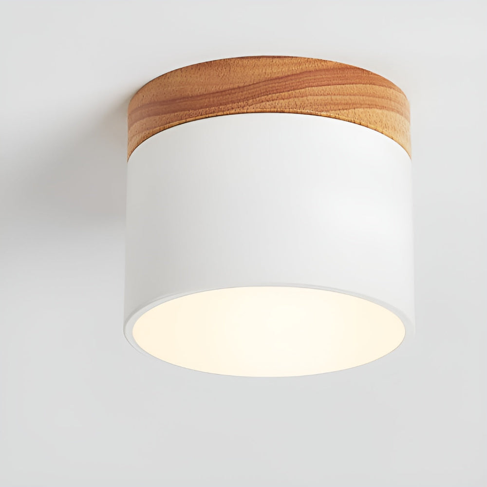 Zeitgenössische Flush Mount LED-Deckenleuchte - Sanfte Beleuchtung mit nordischem Design