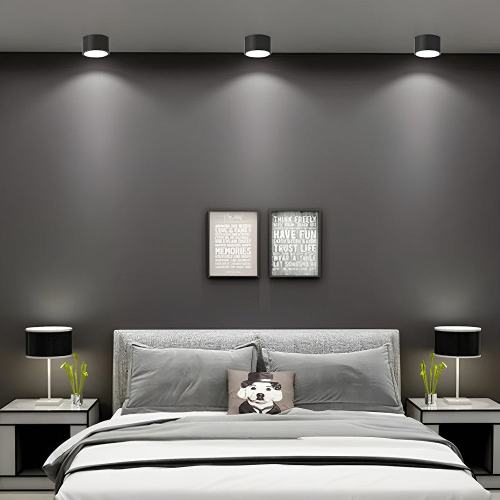 Zeitgenössische Flush Mount LED-Deckenleuchte - Sanfte Beleuchtung mit nordischem Design